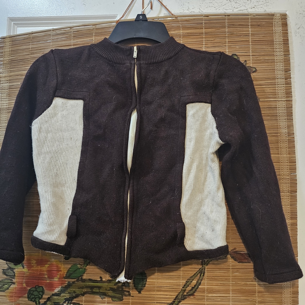 Alice + Olivia Chocolate and Cream Jacket